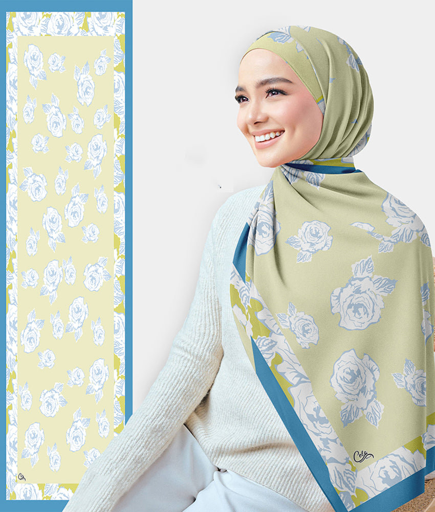 Myata printed rectangular chiffon scarf - ANNAH HARIRI