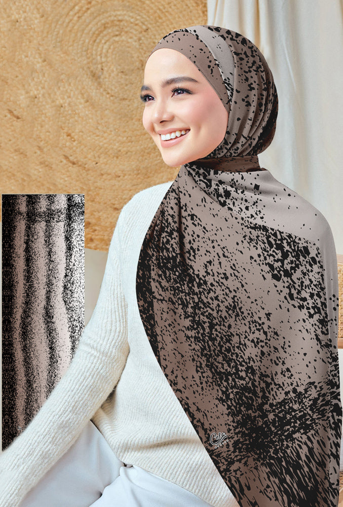 Stardust Print Hijab Scarf - ANNAH HARIRI