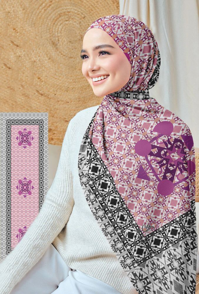 Opree Print Hijab Scarf - ANNAH HARIRI