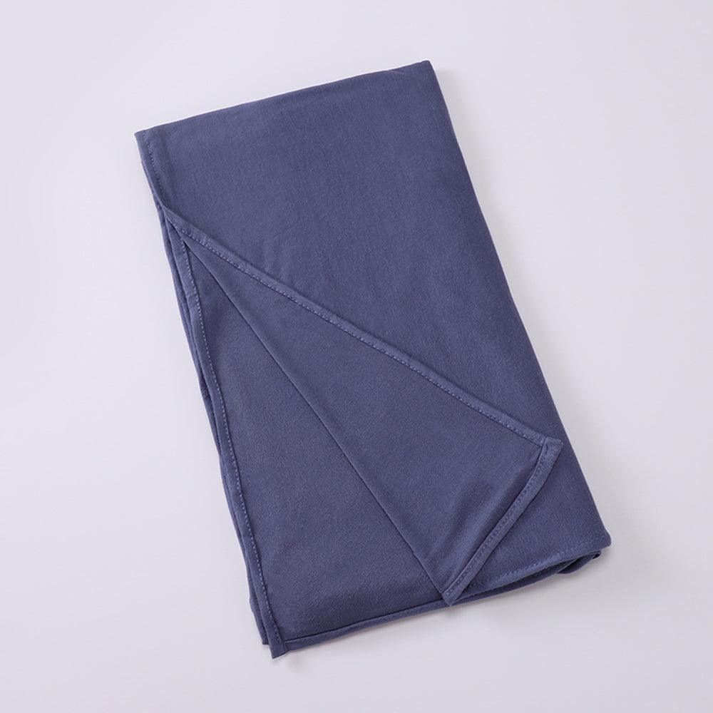 Grayish blue Buter Toffi Scarf which does not need a pin - ANNAH HARIRI