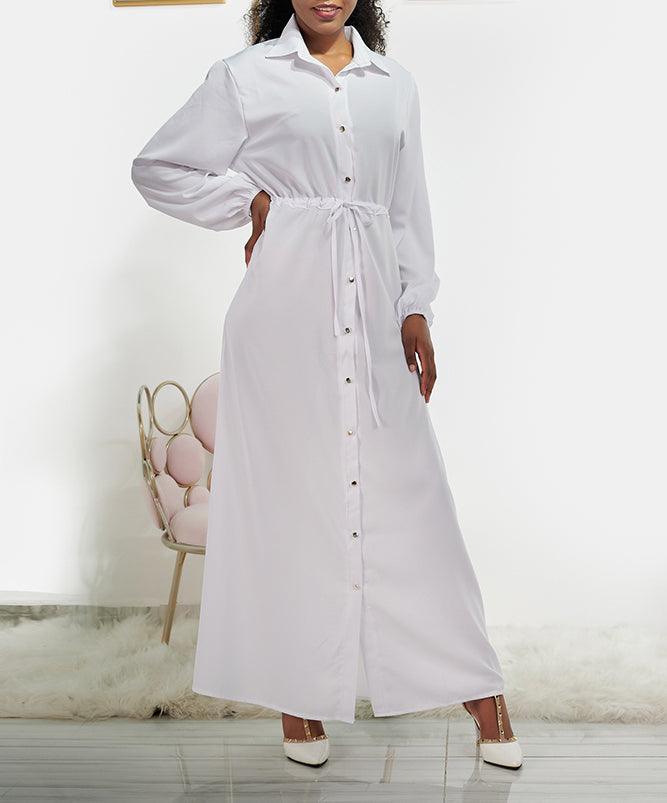 White Shirt Dresses for Women