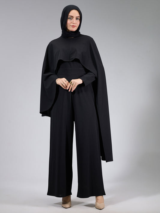 Front view of the Timeless Elegance Crepe Modesty Dress.
