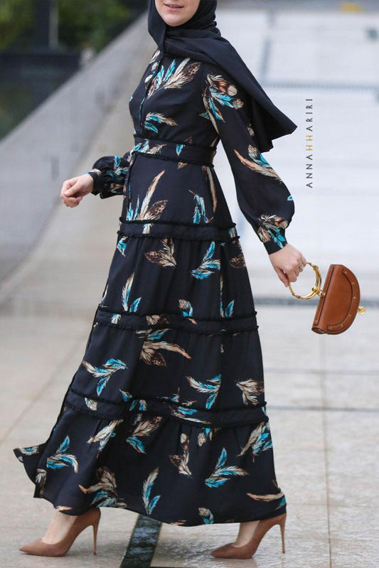 Front view of Birds of a Feather dress