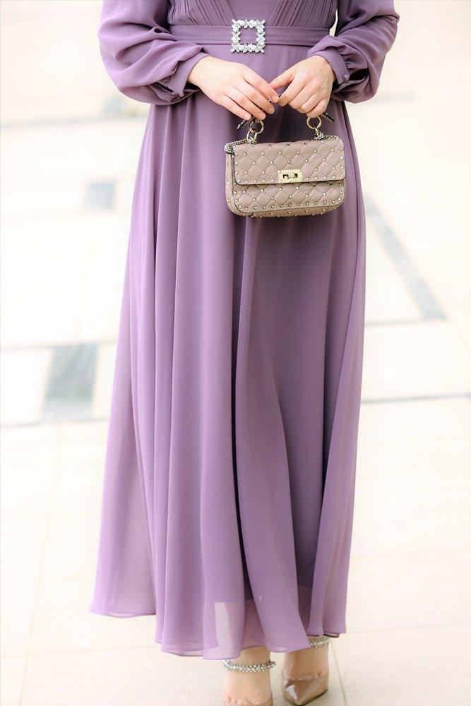 Eid Purple Dress - ANNAH HARIRI