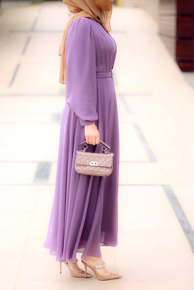 Eid Purple Dress - ANNAH HARIRI