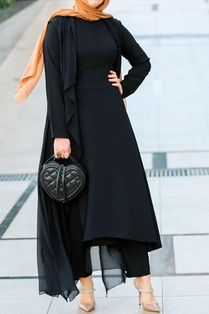 Limited Edition - Long Sleeve Maxi Dress, Abaya, Modest