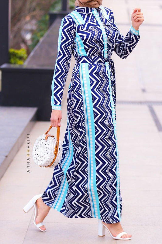 Geometric Shirt Dress - ANNAH HARIRI