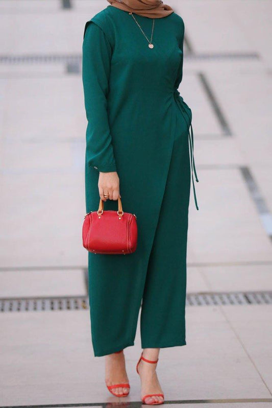 Green Tulum Jumpsuit - ANNAH HARIRI