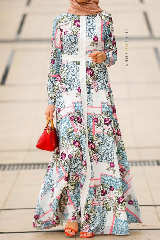 Ottoman Print Dress - ANNAH HARIRI