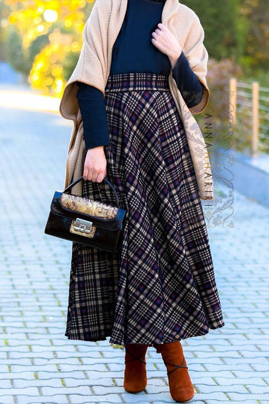 Plaid Skirt - ANNAH HARIRI