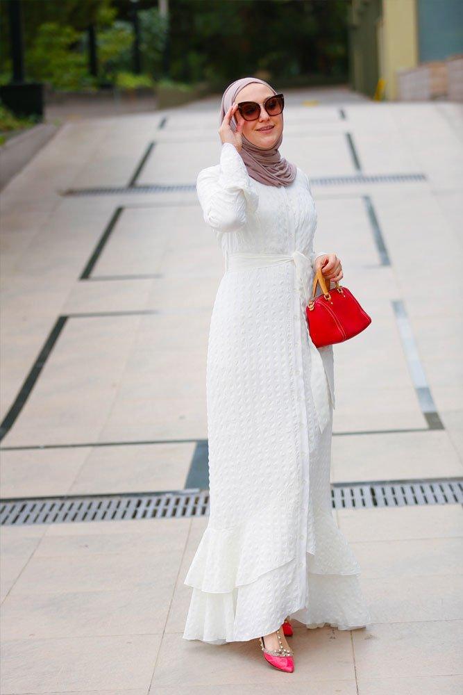 Annah hariri white dress best sale